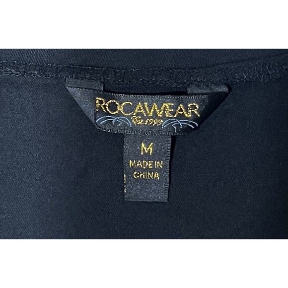 Rocawear Fitted One Shoulder Top urban all over print spell out rhinestone V - Picture 4 of 5